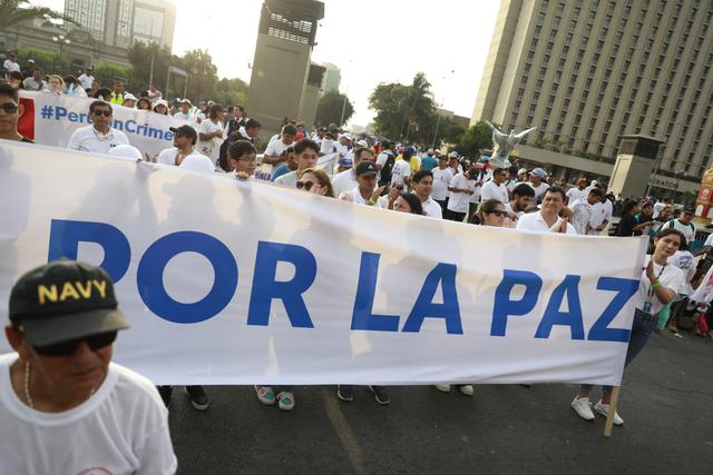Marcha ‘Por un Perú sin violencia’
