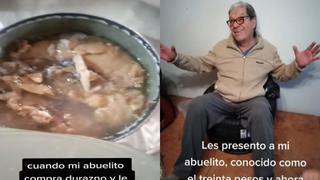 Abuelito va a comprar durazno en lata, pero lo estafan y le dan pescado envasado