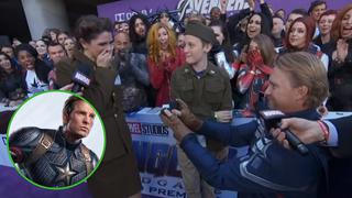 'Capitán América' propone matrimonio a su novia en pleno estreno de "Avengers: Endgame" (VIDEO)