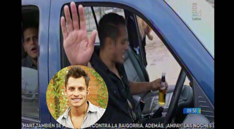 ¿Nikko Ponce es captado manejando su auto borracho?  