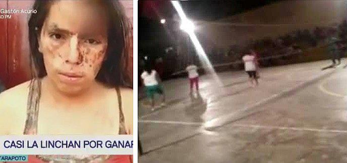​Mujeres linchan a su vecina solo porque ganó 5 soles en la apuesta de vóley