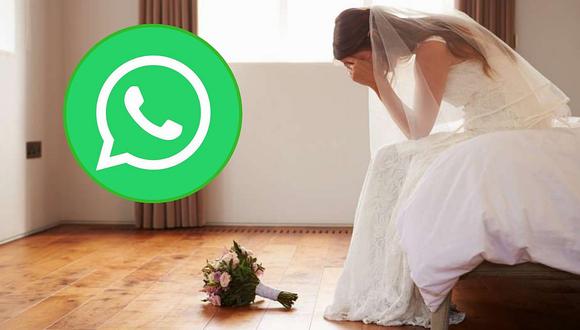 Novia es plantada el mismo día de su boda por culpa del WhatsApp