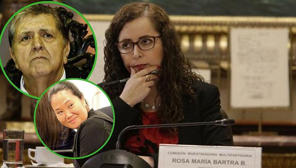 Rosa Bartra habla sobre la exclusión de Keiko Fujimori y Alan García en comisión Lava Jato
