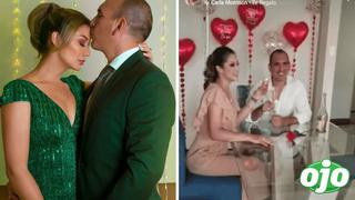 Karla Tarazona muestra su romántica sesión de fotos con su esposo por San Valentín | VIDEO