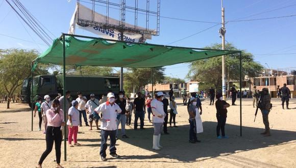 Piura: Cierran mercado Las Capullanas tras detectar a 102 comerciantes infectados de COVID-19. (Foto: Municipalidad Veintiséis de Octubre)