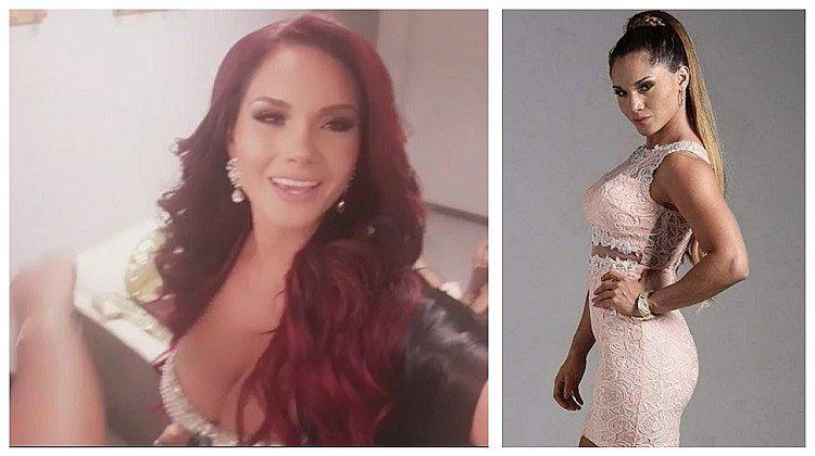 ​Génesis Tapia se presentó en Combate con copia de traje de Victoria Secret (FOTOS)