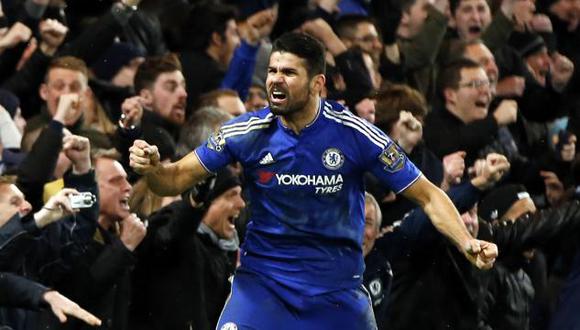 Diego Costa anota en descuentos el 1-1 del Chelsea con el United