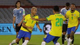 Con goles de Arthur y Richarlison: Brasil venció 2-0 a Uruguay en Montevideo por las Eliminatorias rumbo a Qatar 2022