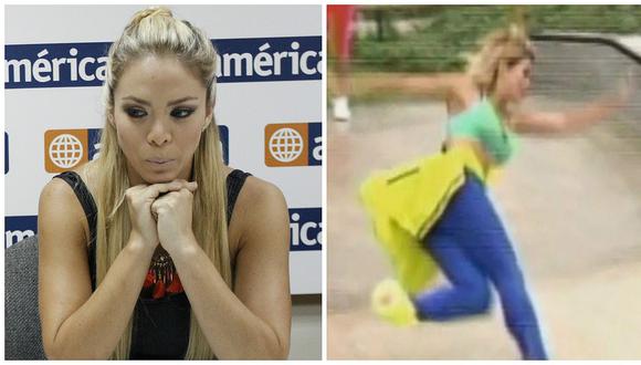 ​Sheyla Rojas intenta dominar skate pero termina en el suelo [VIDEO]