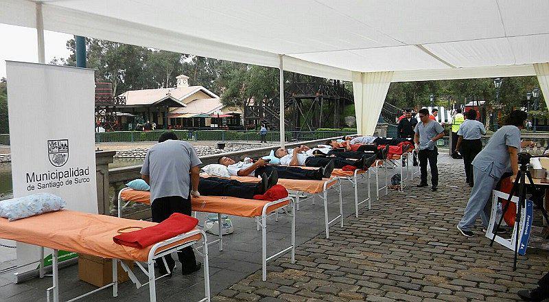 Surco: realizan campaña de donación de sangre para salvar vidas (VIDEO)