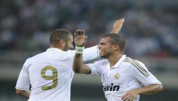 Pepe y Benzema protagonizan pequeño altercado en partido ante el Atlético de Madrid [VIDEO}