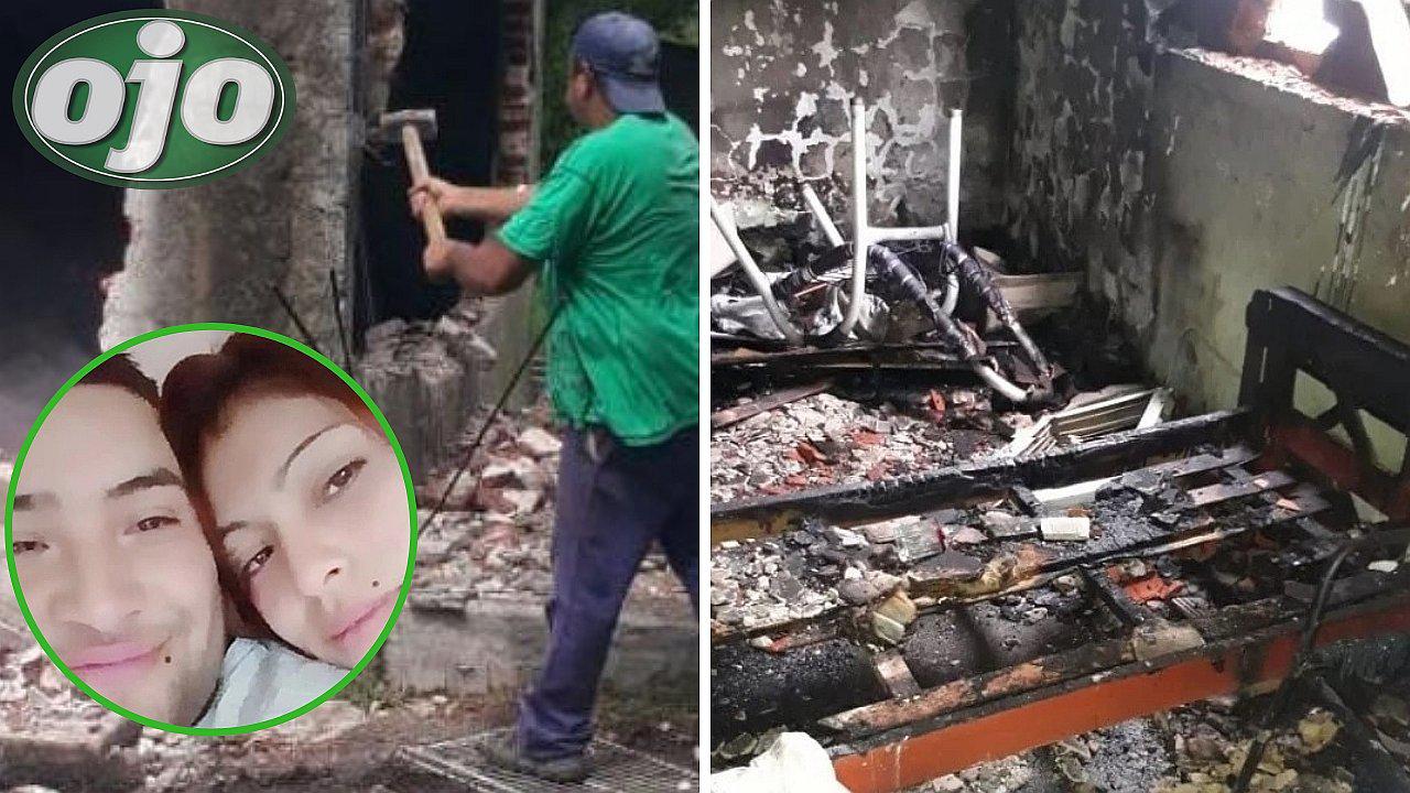 Pobladores queman y destruyen casa de pareja que abusó sexualmente a hija de cuatro años