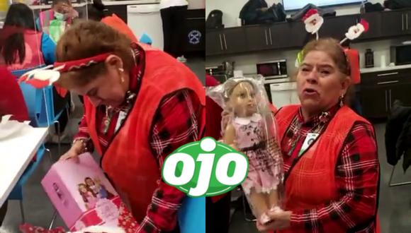 Una mujer mayor que rompió en llanto al recibir la primera muñeca de su vida se robó los corazones de los usuarios de las redes sociales. | Crédito: @lilianmejia06 / TikTok