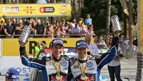 WRC: Sébastien Ogier vence en Cataluña y obtiene su cuarto título