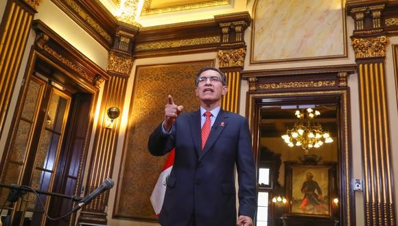 Martín Vizcarra brindó un pronunciamiento para asegurar que acatará la decisión y nombrará un nuevo gabinete. (Foto: Presidencia)