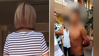 Vecinos de San Luis capturan a delincuente que robó y golpeó a señora (VIDEO)