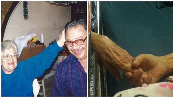EE.UU: Pareja de abuelitos mueren de la mano tras 58 años de casados 