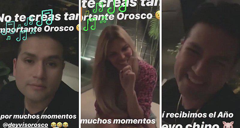 Deyvis Orosco llama "suegra" a Jessica Newton y trata de que cante su canción (VIDEO)