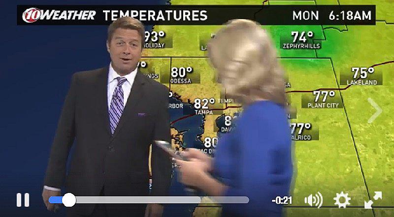 ​Facebook: Periodista interrumpe reporte del clima para capturar un pokémon