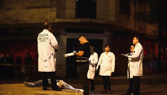 Santa Anita: Mueren tres jóvenes acribillados en la vía pública. (Foto: César Grados @photo.gec)