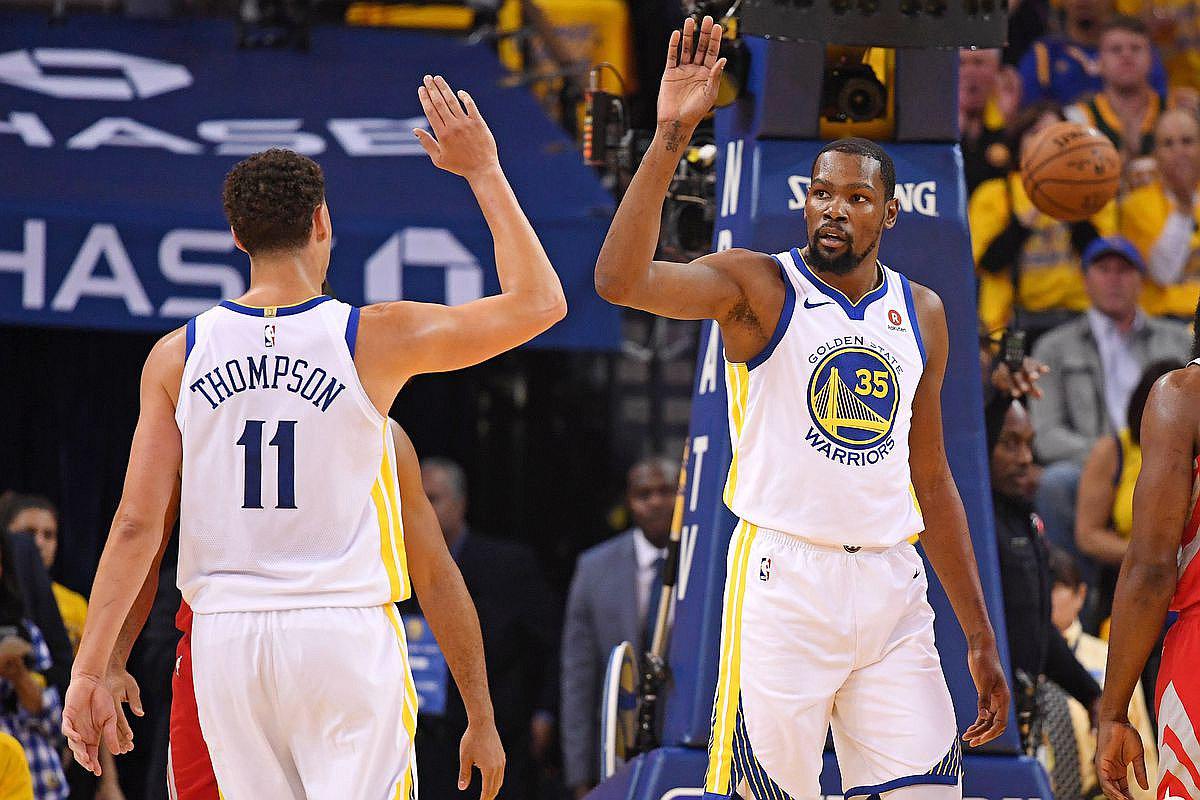 ​NBA: Warriors renovará a lesionados Kevin Durant y Klay Thompson
