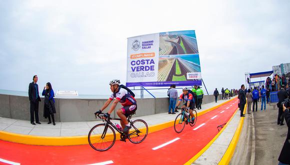 Inauguran primer tramo de la Costa Verde Callao que es una vía que unirá Chorrillos y La Punta en solo 25 minutos. (Foto: Gobierno Regional del Callao)