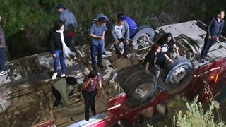 Huarochirí: bus se despista al río Rímac en la Carretera Central y deja al menos cinco muertos 