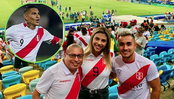 Alondra García Miró se luce con la camiseta de Paolo Guerrero en el Perú vs. Bolivia | VIDEO