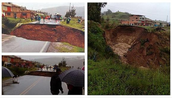Huaico arrasa con parte de carretera que une Lima con Huaraz (FOTOS)