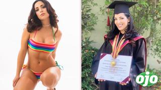 Andrea Luna logró graduarse de la Universidad y famosos peruanos la llenan de elogios