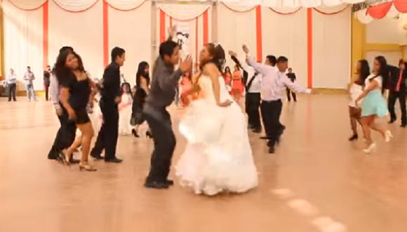 ​Facebook: Impresionante coreografía de Huaylas en matrimonio se convierte en viral