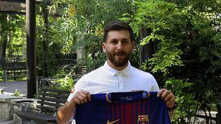 ​Doble de Messi va al encuentro del verdadero [FOTOS y VIDEO]