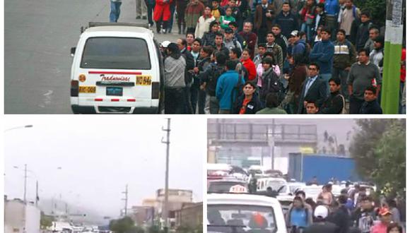 Callao: ​Caos y malestar de miles pasajeros por paro de transporte [VIDEO]