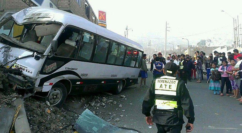 Huaycán: Chosicano atropella a escolares y suma un accidente más a su lista