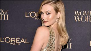 ¡Dorado por todo lado! La supermodelo Karlie Kloss impacta con este look [FOTOS]