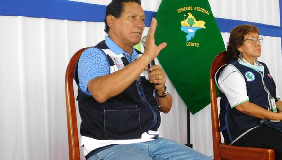 El gobernador de Loreto, Elisbán Ochoa, hizo el anunció tras reunirse con el COER y los alcaldes distritales de la región. (Foto: Gobierno Regional de Loreto)