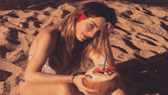 Instagram: Belinda luce su cinturita con una foto en bikini