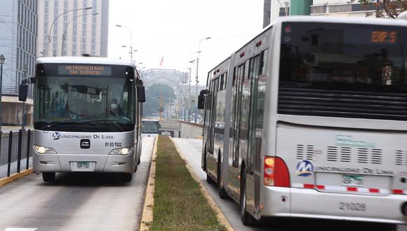 Los buses troncales del Metropolitano movilizarán a 70 usuarios, lo que supone un incremento en el aforo de 26% a 43% de capacidad. (Foto: GEC)