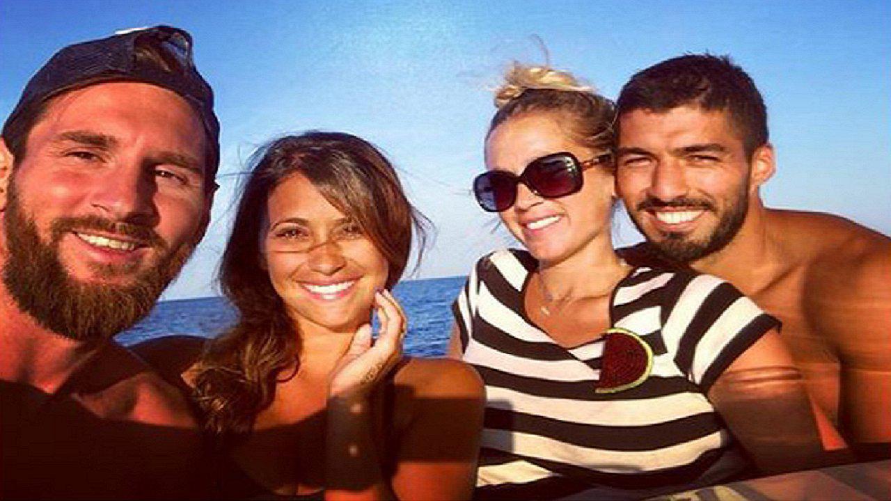 La preocupante foto de Messi y Luis Suárez en sus vacaciones