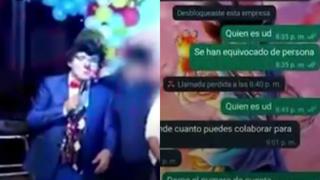 “Te voy a matar a la familia”: extorsionadores amenazan y exigen S/ 400 a payasito que camina con muleta