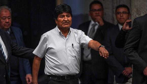 El expresidente boliviano Evo Morales, exiliado en México, afrontaría un proceso judicial acusado de "sedición y terrorismo". (Foto: AFP)