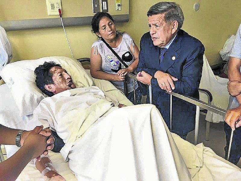 “El chato  está muy grave”