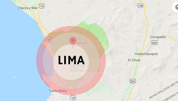 Temblor en Lima