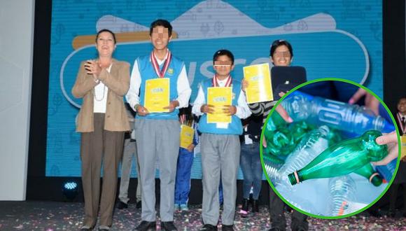 Alumnos peruanos a Emiratos Árabes tras ganar concurso con proyecto que busca biodegradar plástico