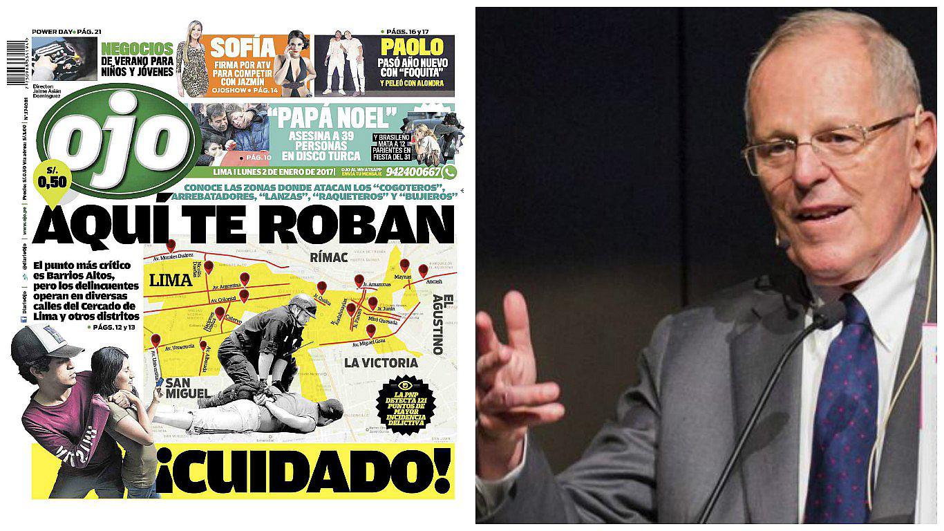 PPK toma nota de información de Ojo y manda patrulleros a guaridas de delincuentes 