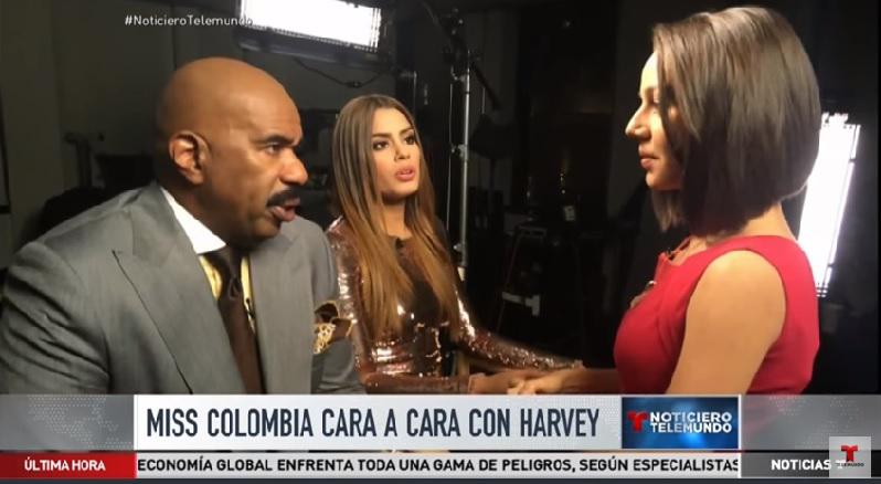 Miss Universo: Ariadna Gutiérrez y Steve Harvey se volvieron a ver las caras