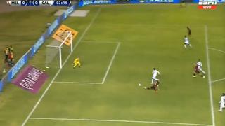 Bernardo Cuesta anotó un gol para Melgar, pero se cobró un offside ante Dep. Cali | VIDEO