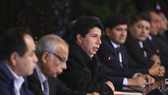 Pedro Castillo cuestionó la decisión de la subcomisión en su contra. (Foto: Presidencia)