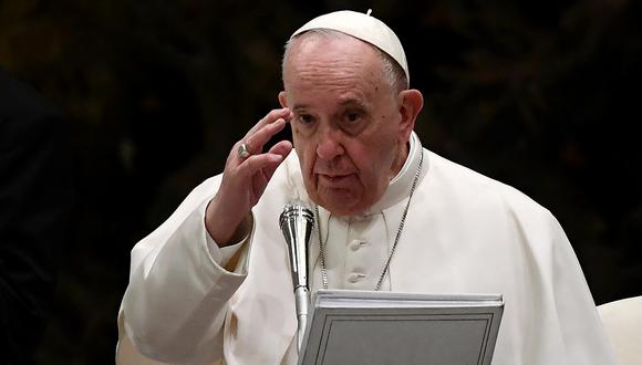 Nunca condenes a un hijo, dijo el papa Francisco durante la audiencia general celebrada en el aula Pablo VI del Vaticano. (Foto: Filippo MONTEFORTE / AFP)