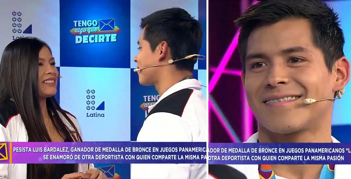 Medallista Luis Bardalez fue sorprendido con propuesta de matrimonio de su novia EN VIVO